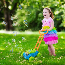 Load image into Gallery viewer, Bubble Blowing Lawn Mower with Bubble Solution