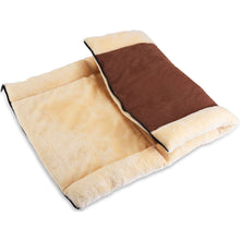 Load image into Gallery viewer, 2-in-1 Pet Tunnel Fleece Bed for Cats & Dogs