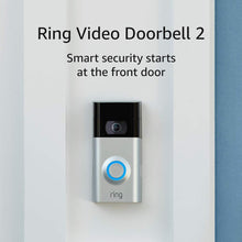 Load image into Gallery viewer, Ring Video Doorbell 2 with HD Video and Motion Activated Alerts