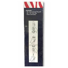 Load image into Gallery viewer, 6-Foot Deluxe U.S. Flag Pole Set with Golden Eagle Top by Americana