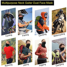 Load image into Gallery viewer, Sun Protection Cool Lightweight Neck Gaiter Mask Face Scarf