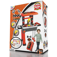 Load image into Gallery viewer, Toy Chef 2-in-1 Pretend Play Travel Set For Kids