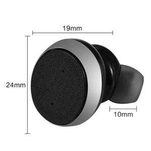 1-Unit: Mini Invisible Wireless Bluetooth 10.0 Stereo In-Ear Headset Earphone