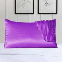 Load image into Gallery viewer, 100% Satin Pillow Cover With Trim
