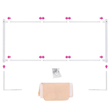 Load image into Gallery viewer, Odoland 70in Foldable Baby Toddler Safety Bed Rail Anti Falling Guard

