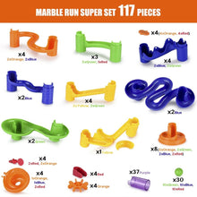 Load image into Gallery viewer, 117-Piece: BritenWay Large Marble Run Toy Set
