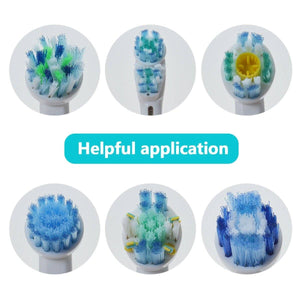 12-Pack: Assorted Clean Replacement Electric Toothbrush Heads