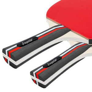 12-Piece Set: Table Tennis Rackets and Balls