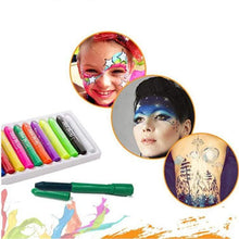 Load image into Gallery viewer, 12-Piece: Washable Face Paint Crayons
