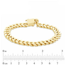 Load image into Gallery viewer, 14K Gold Over Bronze Handmade Cuban Bracelet
