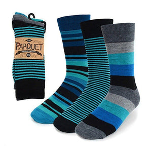 15 Pairs: Parquet Men's Patterned Fancy Socks