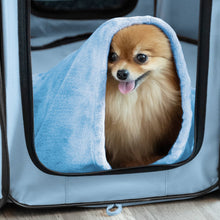 Load image into Gallery viewer, Paws &amp; Pals Portable Pet Playpen with Blanket
