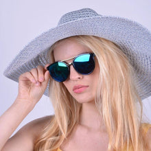 Load image into Gallery viewer, Round Mirrored Fashion Sunglasses
