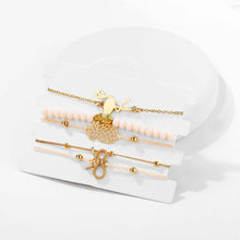 Load image into Gallery viewer, 5-Piece: Wild Jungle Marble Stretch Bracelet Set
