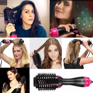 2-in-1 Hair Dryer Volumizer Hot Hair Brush Roller Comb