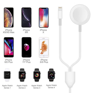 2 in 1 iPhone and Apple Watch Charger