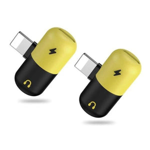 2-Pack: 2-in-1 Apple Lightning Adapter