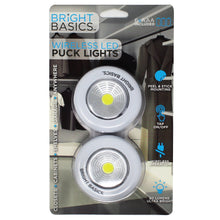 Load image into Gallery viewer, 2-Pack: Bright Basics Ultra Thin Wireless LED Puck Lights
