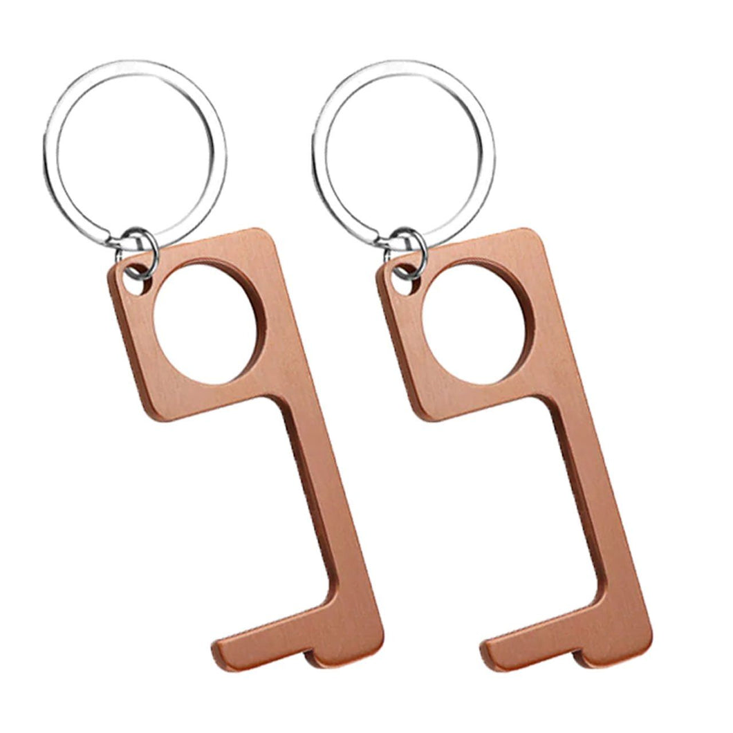 2-Pack: Hygiene Door Opener, Portable Press Elevator Tool and Door Handle Key