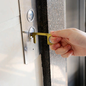 2-Pack: Hygiene Door Opener, Portable Press Elevator Tool and Door Handle Key