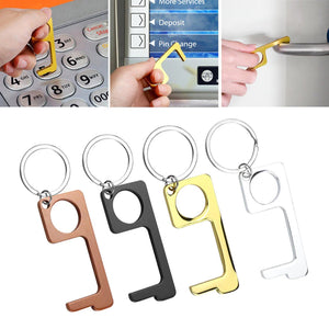 2-Pack: Hygiene Door Opener, Portable Press Elevator Tool and Door Handle Key