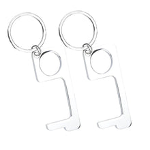 Load image into Gallery viewer, 2-Pack: Hygiene Door Opener, Portable Press Elevator Tool and Door Handle Key
