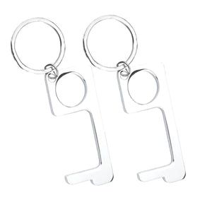 2-Pack: Hygiene Door Opener, Portable Press Elevator Tool and Door Handle Key