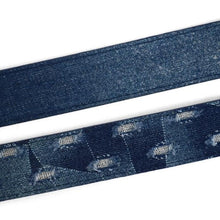 Load image into Gallery viewer, 2-Pack: Men&#39;s Parquet Jean Washed Denim Belts - Size: Small
