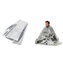 Load image into Gallery viewer, 2-Pack: Windproof Aluminum Foil Emergency Blanket For Camping First Aid Blanket
