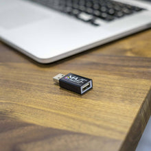 Load image into Gallery viewer, 2-Piece: 64 GB Metal USB Drive with Key-Ring and USB Data Blocker
