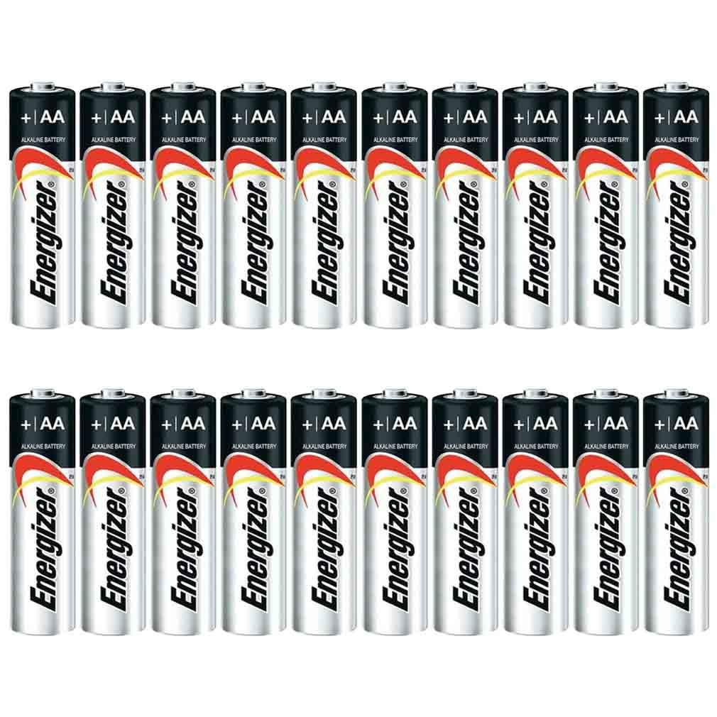 20-Pack: Energizer AA or AAA Max Alkaline Batteries