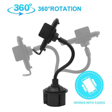 Load image into Gallery viewer, Car Cup Holder Phone Mount Adjustable Gooseneck Phone Stand
