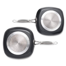 Load image into Gallery viewer, 3 Piece Set: Gotham Steel 1682 Nonstick Copper Square Shallow Pan
