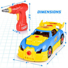 Load image into Gallery viewer, 30-Piece:  Kids’ Take Apart Racing Car Toy Construction Play Set
