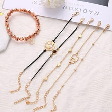 Load image into Gallery viewer, 6-Piece: Chemist Around the World Rose Gold Bracelet Set

