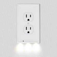 Load image into Gallery viewer, 4-Pack: LED Night Light Outlet Cover - Assorted Styles
