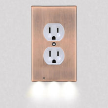 Load image into Gallery viewer, 4-Pack: LED Night Light Outlet Cover - Assorted Styles
