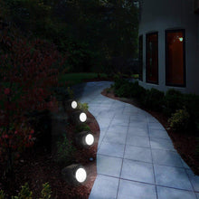 Load image into Gallery viewer, 4-Pack: LED Solar Powered Rock Lights Outdoor
