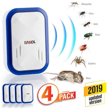 Load image into Gallery viewer, 4-Pack Ultrasonic Pest Repeller Plug-in
