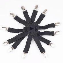 Load image into Gallery viewer, 4-Piece: Triangle Bed Sheet Holder Fastener Grippers Clips Suspender Strap
