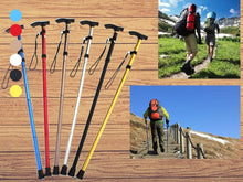 Load image into Gallery viewer, Portable Aluminum Folding Walking Travel Stick Cane
