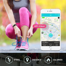 Load image into Gallery viewer, Fitness Tracker Touch Screen Smart Bracelet
