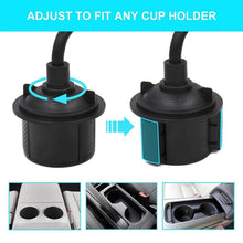 Load image into Gallery viewer, Car Cup Holder Phone Mount Adjustable Gooseneck Phone Stand
