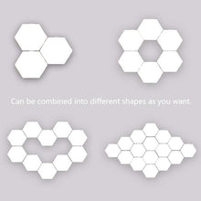 Load image into Gallery viewer, 5-Pack: Hexagonal Touch Sensitive LED Honeycomb Wall Night Lights
