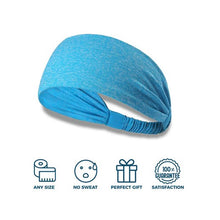 Load image into Gallery viewer, 5-Pack: Unisex Sports Fitness Headband and Sweatband
