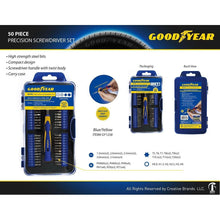 Load image into Gallery viewer, 50-Piece Set: Goodyear Precision Screwdriver

