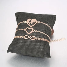 Load image into Gallery viewer, 3-Piece: Love &amp; Peace in the World Rose Gold Set
