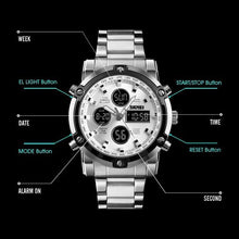 Load image into Gallery viewer, Quartz Men's Digital Clock Fashion Watch Relogio Masculino 1389
