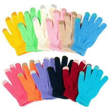 Load image into Gallery viewer, 6 Pairs: Unisex Touchscreen Ultra-Soft &amp; Comfy Gloves - Assorted Colors
