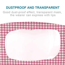 Load image into Gallery viewer, 4-Pack: Reusable Anti Dust Unisex Smile Mouth Face Mask
